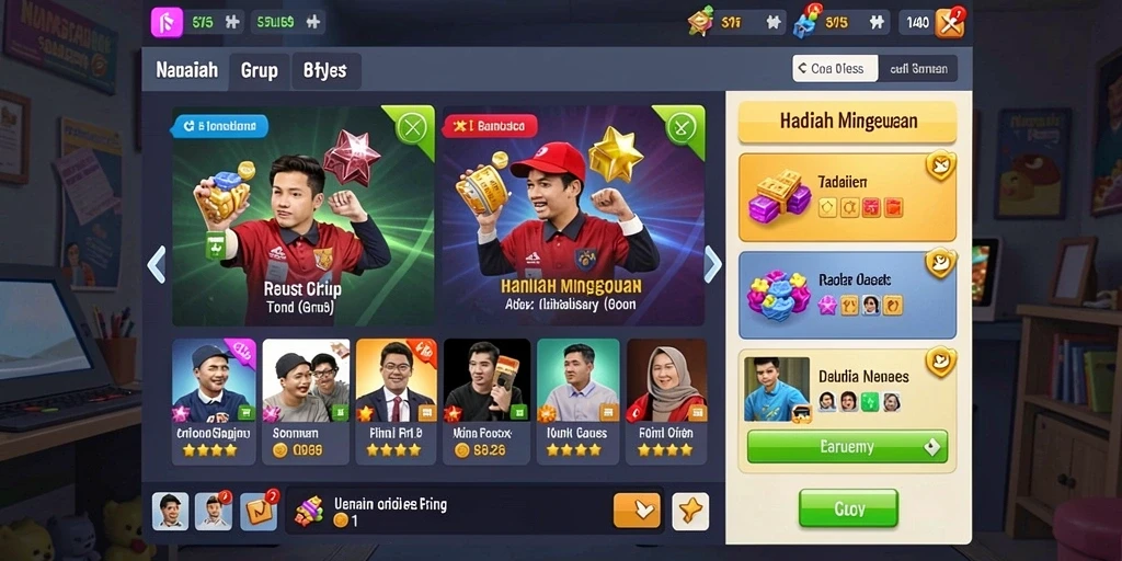 Fitur bonus menarik untuk meningkatkan pengalaman bermain.
