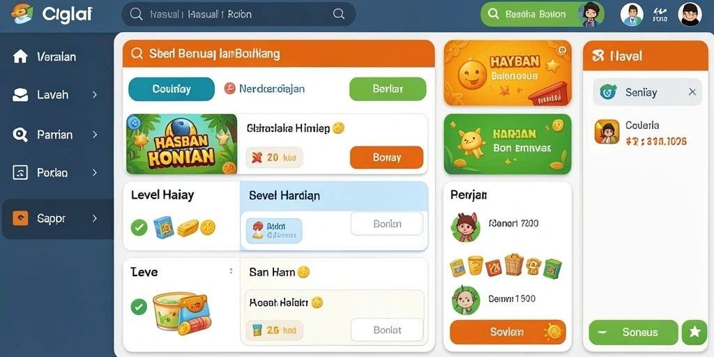 Sistem reward yang memotivasi pemain untuk berkembang.