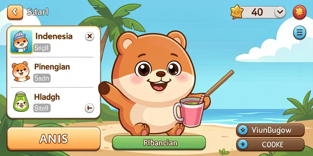 Sistem reward yang menarik dan memotivasi pemain.