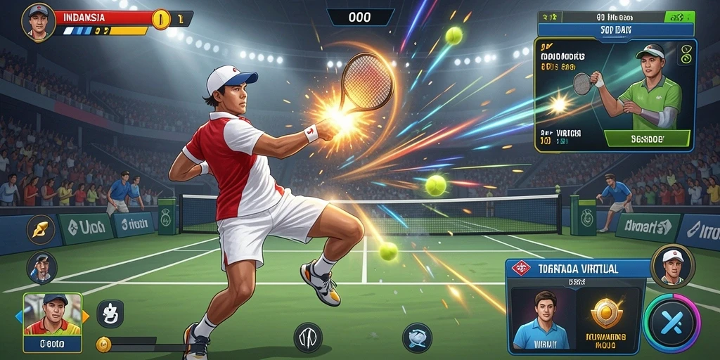 Tangkapan layar menunjukkan interaksi multiplayer yang seru.