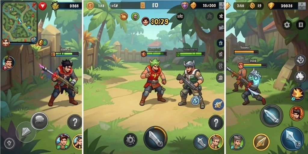 Tangkapan layar dari level baru dengan tantangan yang lebih sulit.