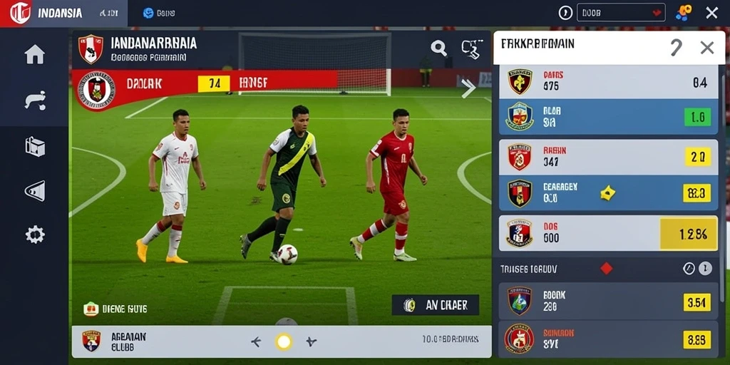 Berbagai pilihan permainan slot yang berwarna-warni.