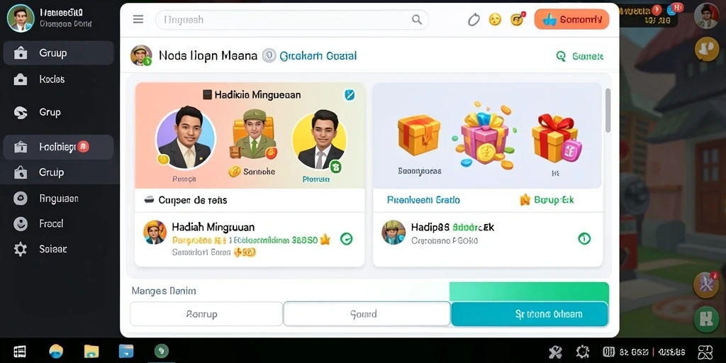 Tangkapan layar memperlihatkan fitur multiplayer yang seru.